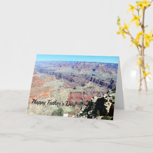 De grote Kaart van Vaderdag van de Canion (Gele Bloem)