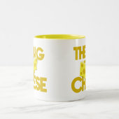 De GROTE KAAS! baas Tweekleurige Koffiemok (Center)