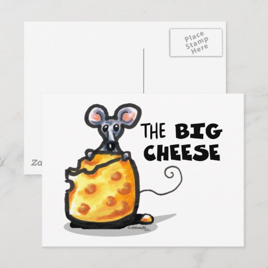 De grote kaas briefkaart (Voorkant / Achterkant)