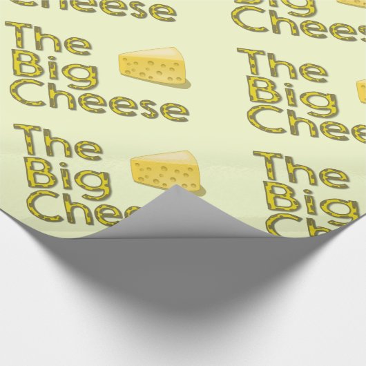De grote kaas cadeaupapier (Hoek)