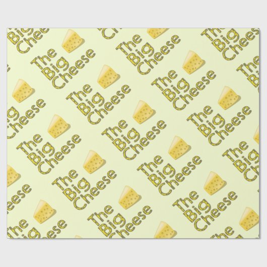 De grote kaas cadeaupapier (Vlak)
