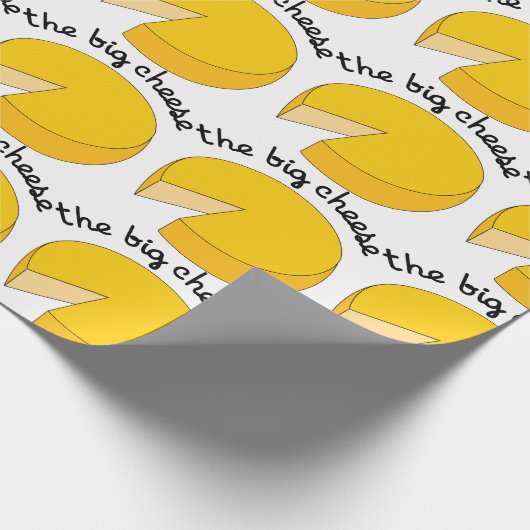 De grote kaas cadeaupapier (Hoek)