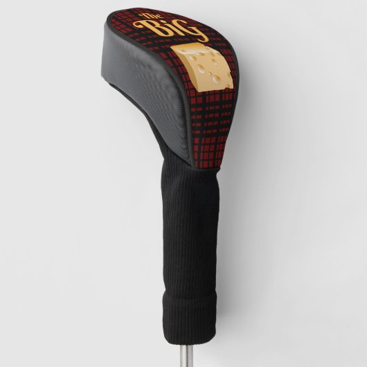 De grote kaas golfheadcover (Schuin)