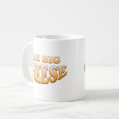 De grote kaas koffiemok (Voorkant links)