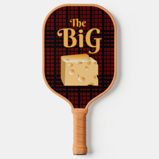 De grote kaas pickleball paddle (Voorkant)