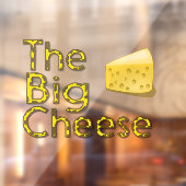 De grote kaas raamsticker (Vel 2)