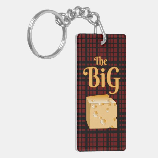 De grote kaas sleutelhanger (Voorkant Links)