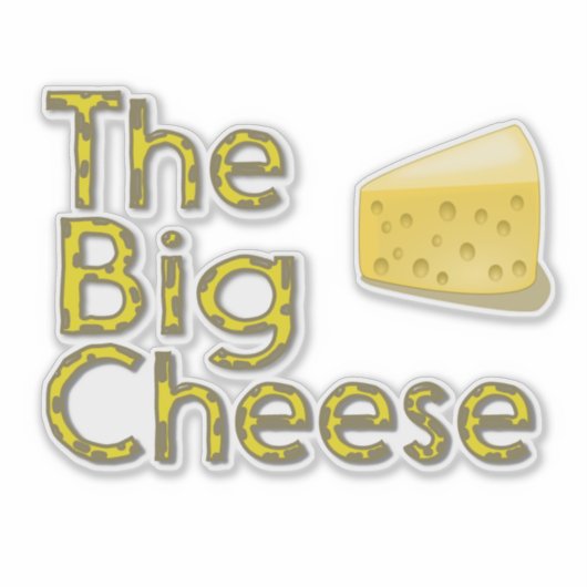 De grote kaas sticker (Voorkant)