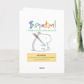 DE GROTE KAAS-verjaardag van Boynton Kaart (Achterkant)