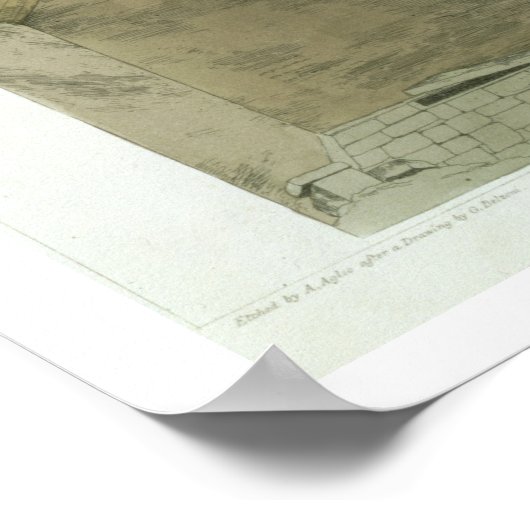 De Grote Kamer in de tweede piramide van Ghizeh, Poster (Hoek)