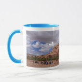 De grote kasbah mok (Links)