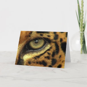 De GROTE KAT Bedreigde Reeks van Species Feestdagen Kaart