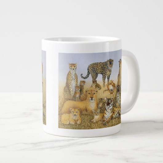 De grote katten koffiekop (Voorkant rechts)