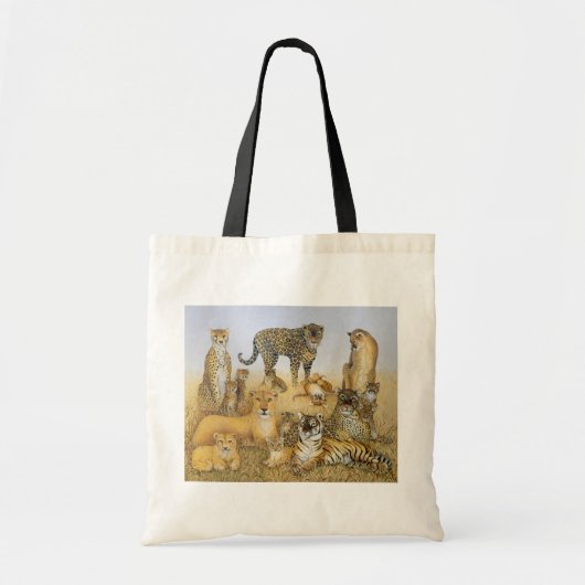 De grote katten tote bag (Voorkant)