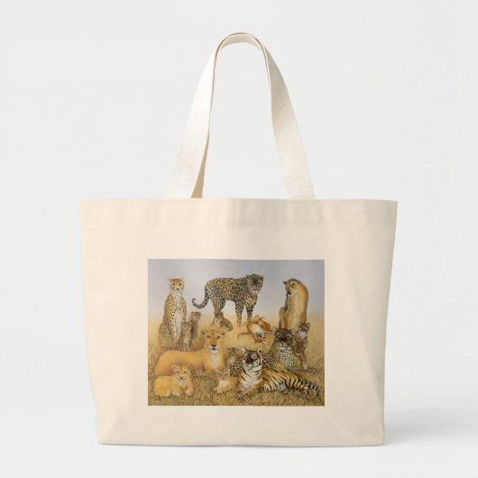 De grote katten tote bag (Voorkant)