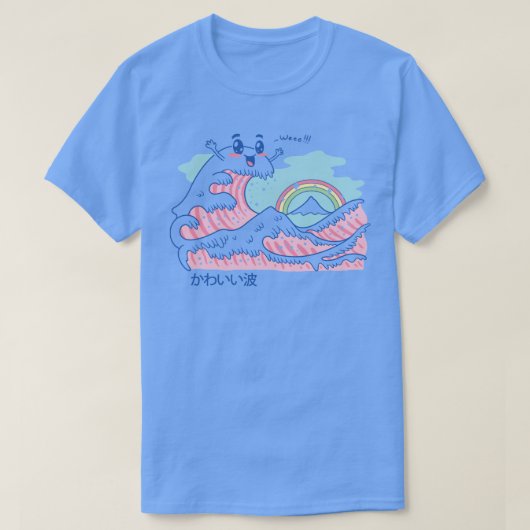 De Grote Kawaii Wave T-shirt (Design voorkant)