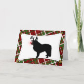 De grote Kerstkaart van het Rendier van de Feestdagen Kaart (Voorkant)