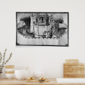 De Grote Khan in Peking Poster (Keuken)