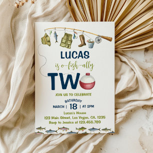 De grote kleine visser verjaardag uitnodiging