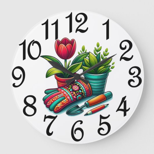 De Grote Klok van de Tuinier (Voorkant)