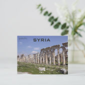 De Grote Kolonnade bij Apamea Syrië Briefkaart (Staand voorkant)