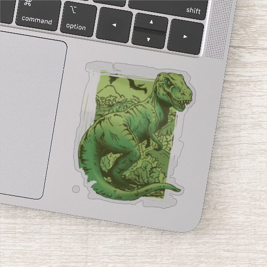 De Grote Koning T-Rex Sticker (Detail)