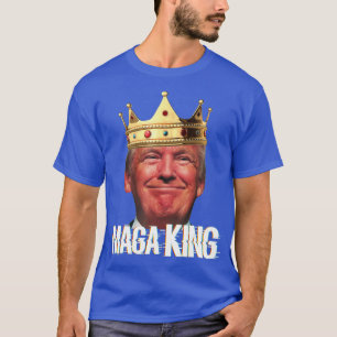 De grote koning Trump Ultra Maga Funny Trendy T-shirt