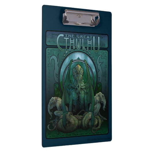 De Grote Kthulhu (art nouveau) Klembord (Rechts)
