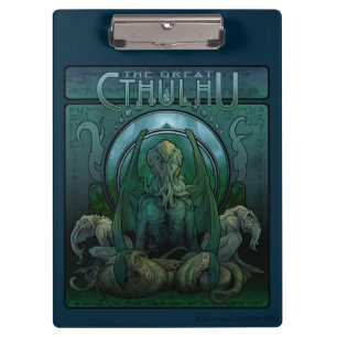 De Grote Kthulhu (art nouveau) Klembord