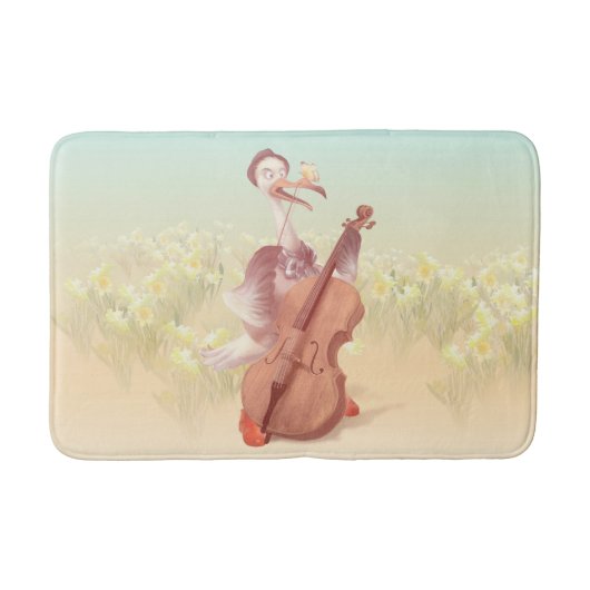 De grote kunstenaar in de lente badmat (Voorkant)
