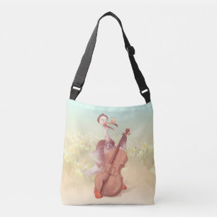De grote kunstenaar in de lente crossbody tas