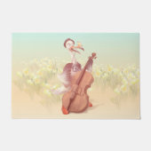 De grote kunstenaar in de lente deurmat (Voorkant)