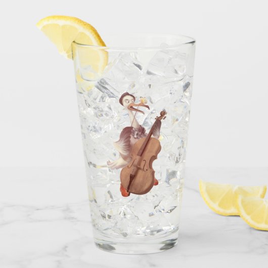De grote kunstenaar in de lente glas (Voorkant ijs)