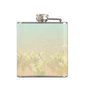 De grote kunstenaar in de lente heupfles (Achterkant)