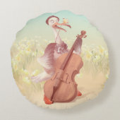 De grote kunstenaar in de lente rond kussen (Achterkant)