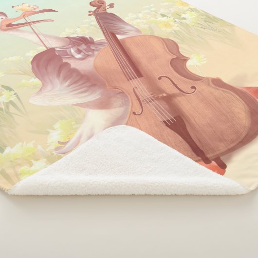 De grote kunstenaar in de lente sherpa deken (3/4)