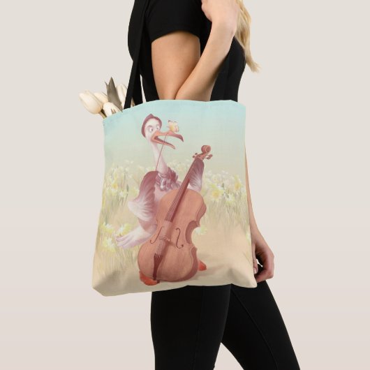De grote kunstenaar in de lente tote bag (Dichtbij)