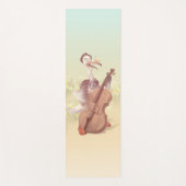 De grote kunstenaar in de lente yogamat (Voorkant)