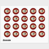 De grote lege Fallout New Vegas Ronde Sticker (Vel)
