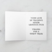 De grote Leraar dankt u Bedankkaart (Binnen)