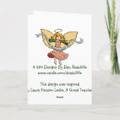 De grote Leraren inspireren Feestdagen Kaart (Achterkant)