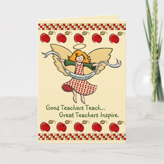 De grote Leraren inspireren Feestdagen Kaart (Voorkant)