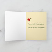 De grote Leraren inspireren Feestdagen Kaart (Binnen)