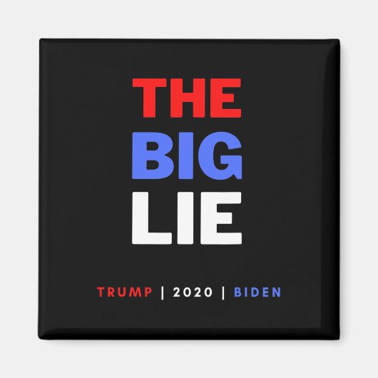 De Grote Leugen Trump Desantis 2024 Magneet (Voorkant)