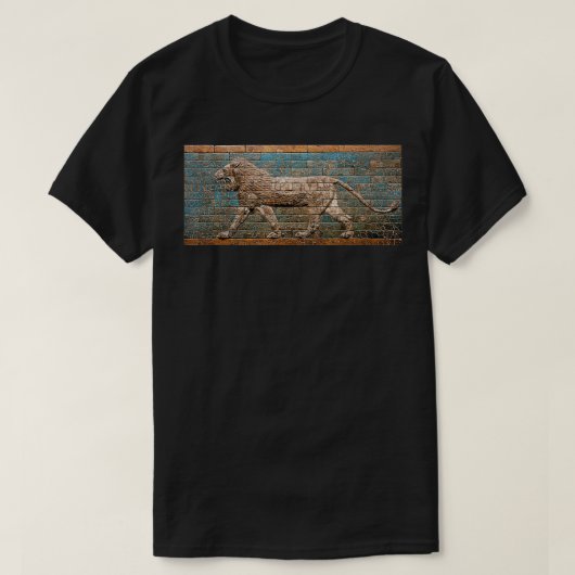 De grote Lion Art NeoBabylonische Periode T-shirt (Design voorkant)