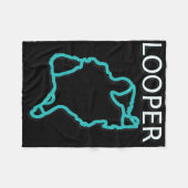 De Grote Lus Looper Boottocht Fleece Deken (Voorkant (Horizontaal))