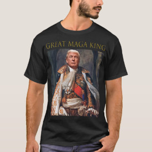 De grote Maga King Fun Trump Ultra Maga King T-shirt