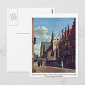 De Grote Markt in Haarlem Briefkaart (Voorkant / Achterkant)