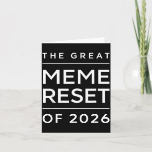De Grote Meme Reset Van 2026 Grappige Internet Mem Kaart