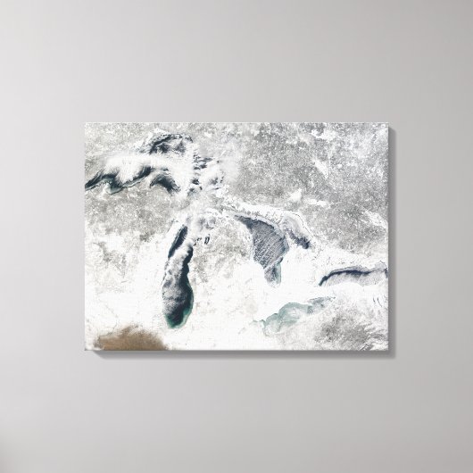 De Grote Meren 2 Canvas Afdruk (Voorkant)